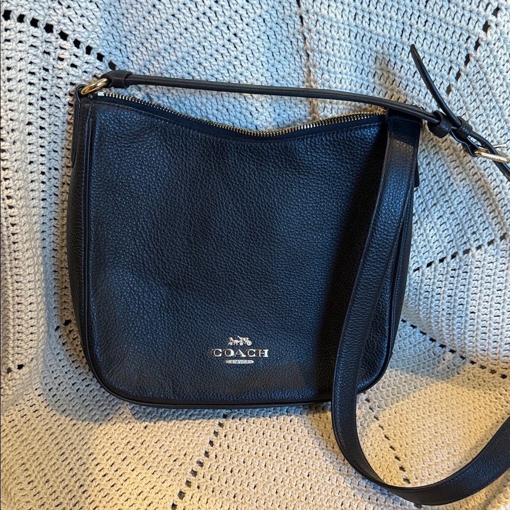 Coach Midnight Black Shoulder Bag